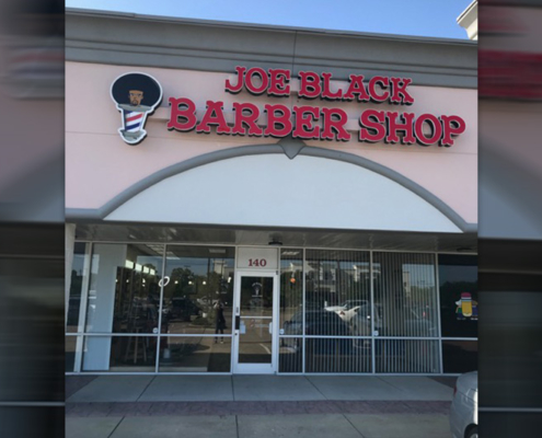 Joe Black Barbershop Shop Exterior