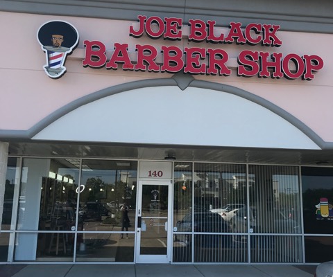 Joe Black Barbershop Shop Exterior