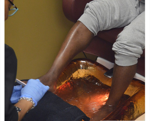 joe black barbershop pedicure