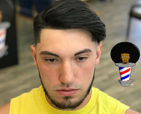 Joe Black Barbershop haircut in Houston