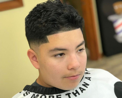 Joe Black Barbershop haircut in Houston